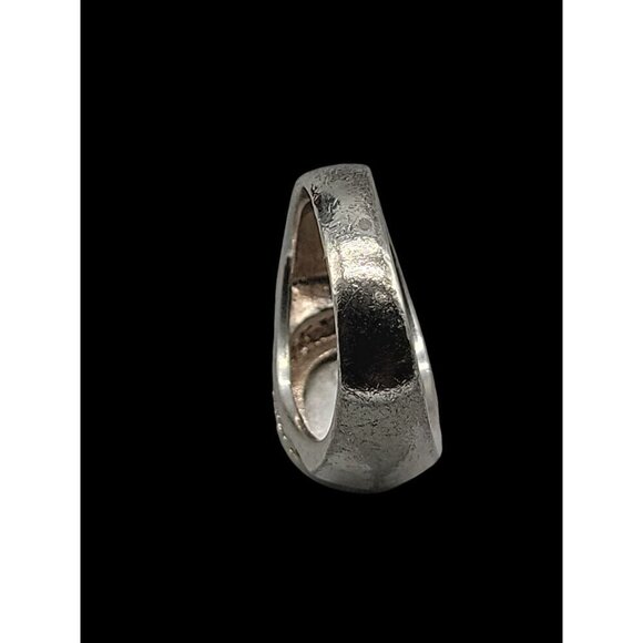 Sterling Silver Mens Opal Ring 925 SIZE 7.25" 4.3mm Thick Band Large Opal Gem - Picture 15 of 16